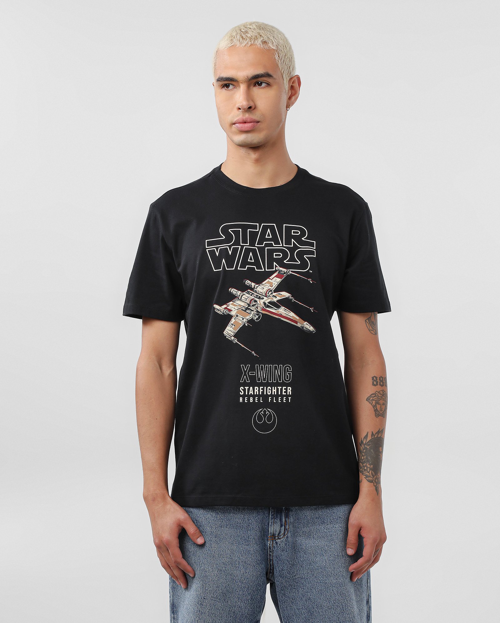 Riachuelo | Camiseta masculina Star Wars X-Wing starfighter preta