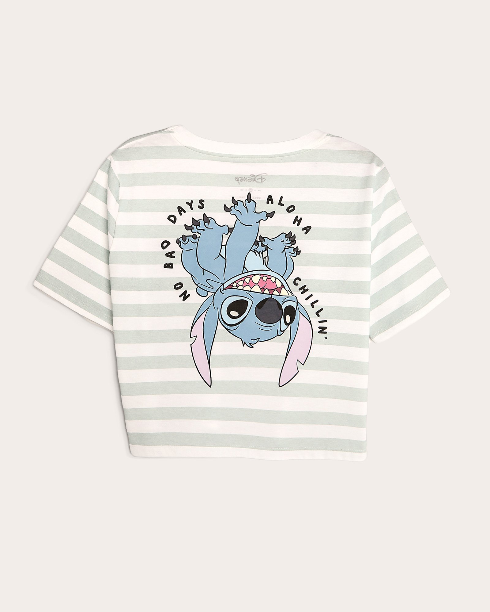 Camiseta cropped Disney Stitch listrada multicor | FANLAB — foto 8