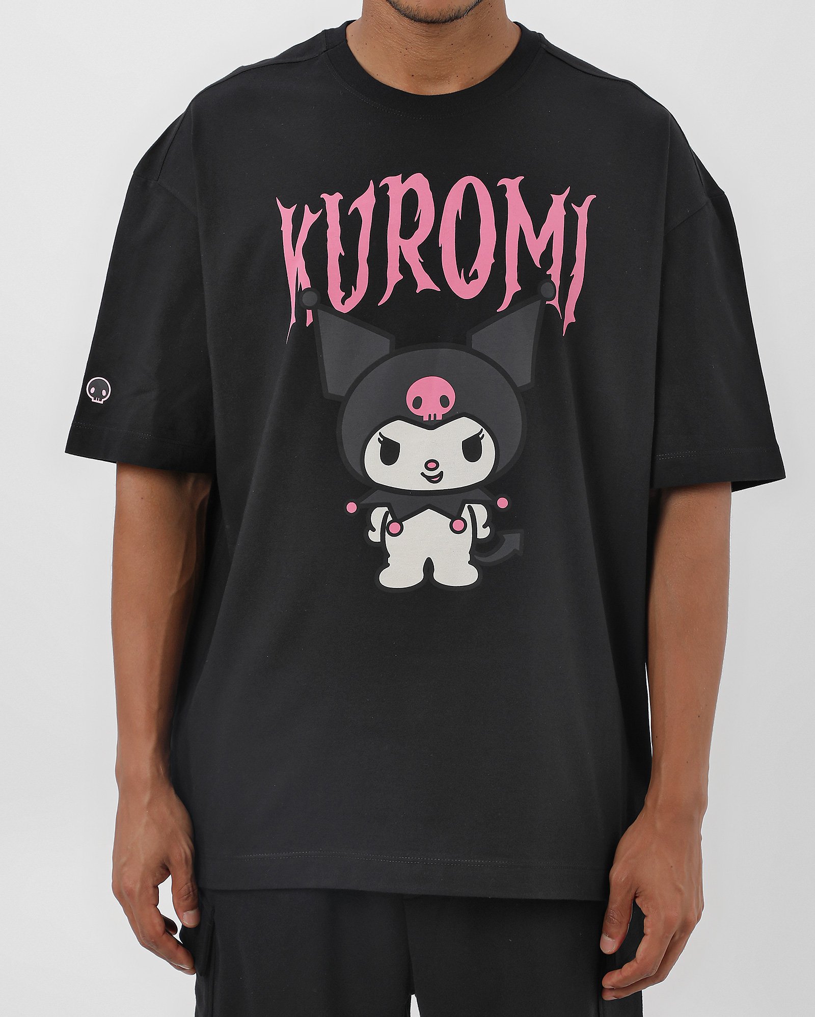 Riachuelo | Camiseta masculina Kuromi preta | Sanrio