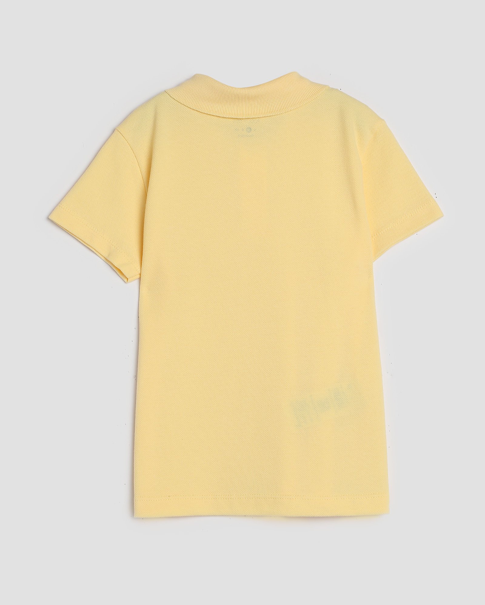 Camisa polo infantil Pool Legacy lisa 4-10A - Amarelo Claro