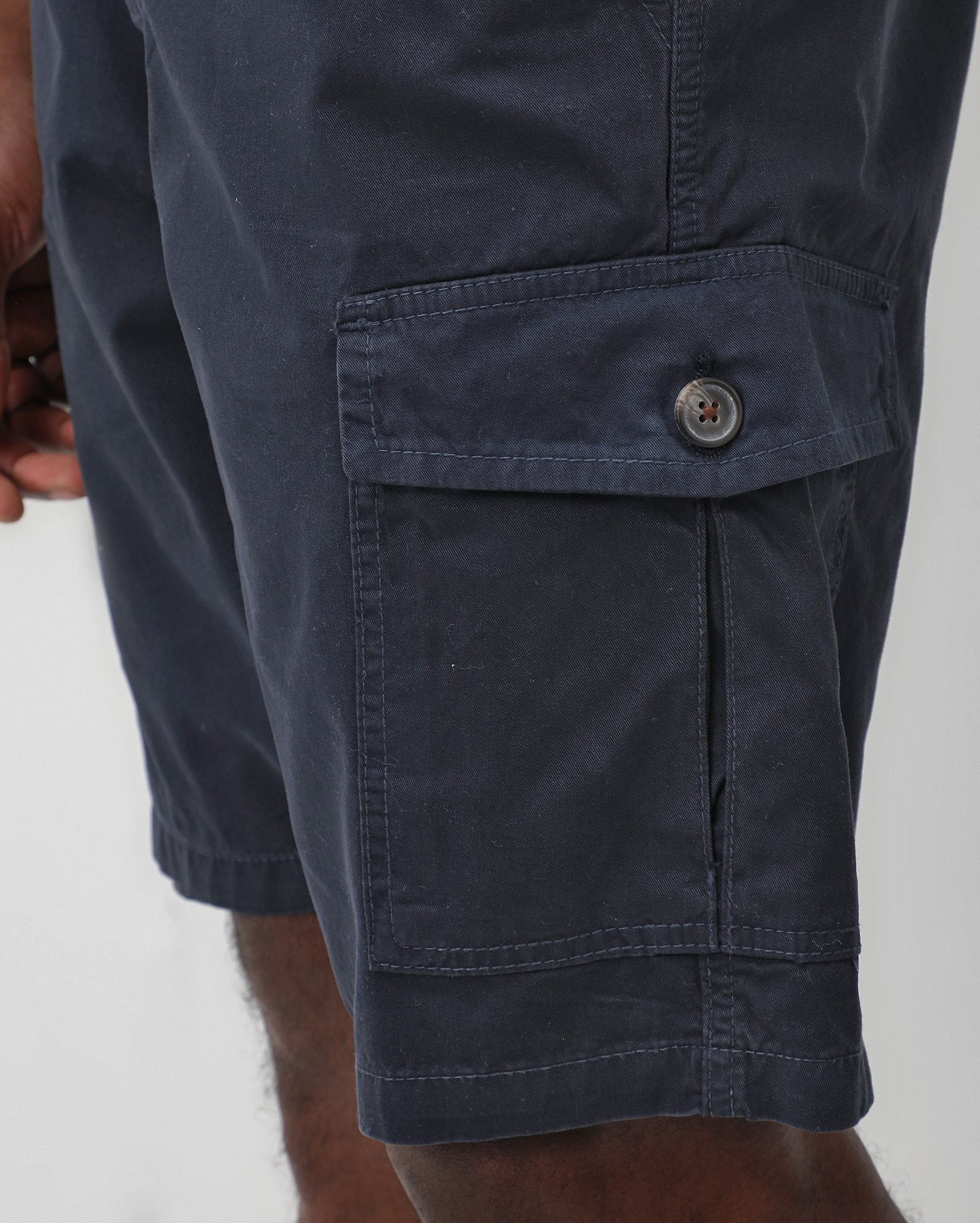 Bermuda jeans masculina cargo azul | Pool Jeans — foto 3