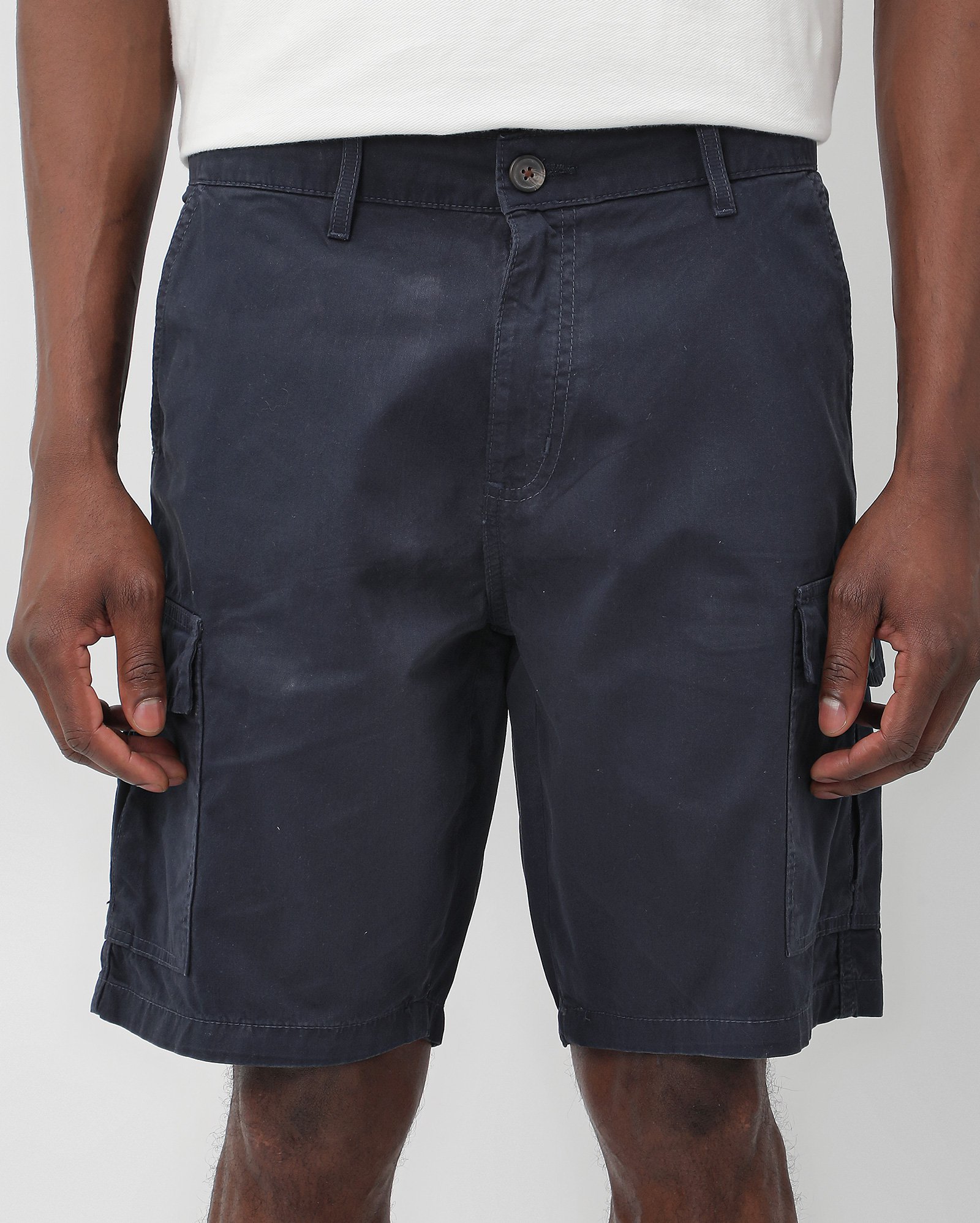 Bermuda jeans masculina cargo azul | Pool Jeans — foto 4