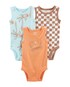 Kit body bebê 3 peças xadrez coqueiro multicor | Carter's