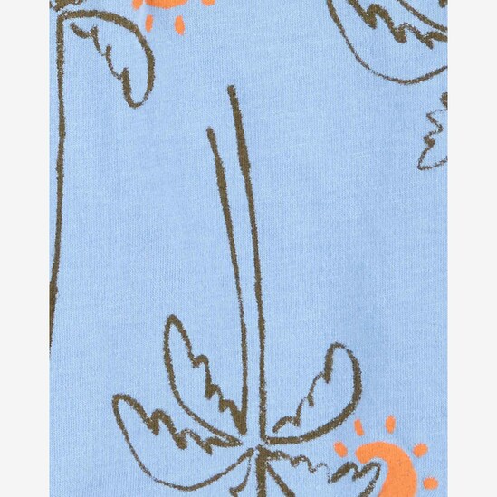 Conjunto curto bebê 2 peças coqueiros multicor | Carter's