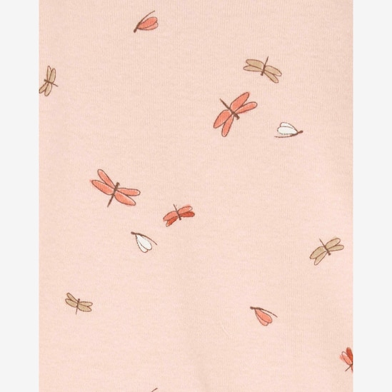 Kit body bebê 5 peças flores e borboletas rosa | Carter's 