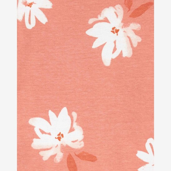 Kit body bebê 5 peças flores e borboletas rosa | Carter's 