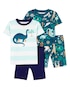 Pijama curto infantil 4 peças dinossauro multicor | Carter's