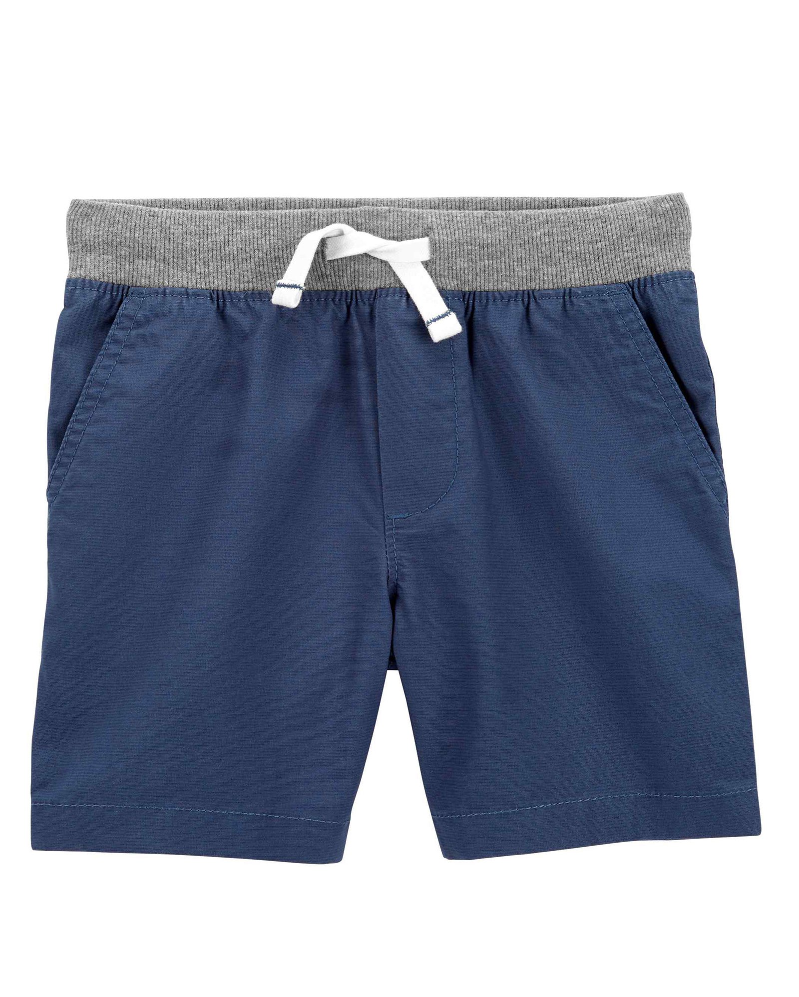 Bermuda infantil com elástico e cordão azul | Carter's