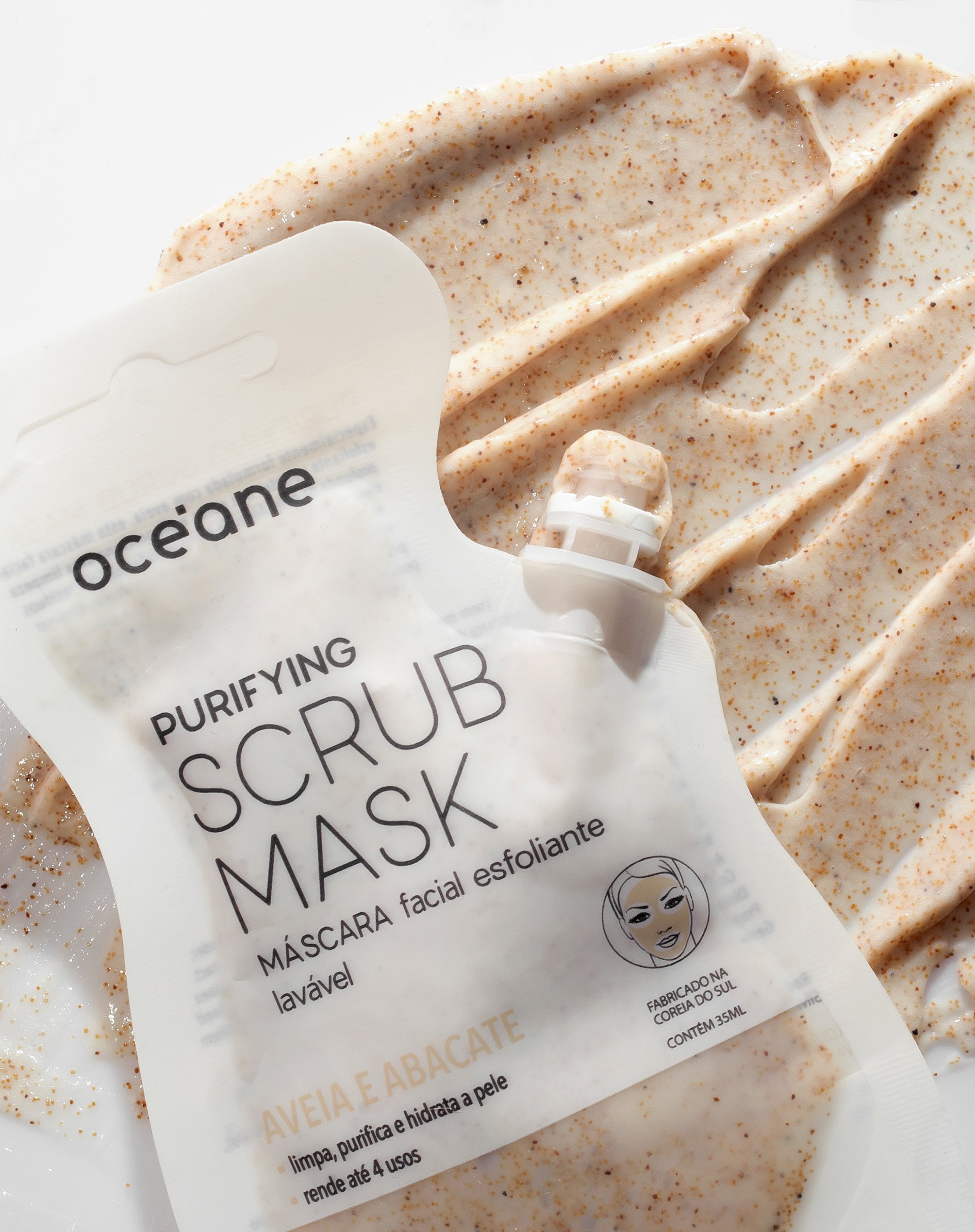 Máscara facial esfoliante Purifyng 35ml | Océane