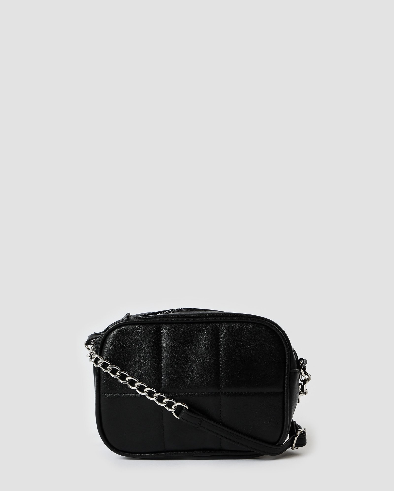 Bolsa transversal P câmera bag acolchoada - Preto