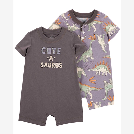 Kit macaquinho bebê 2 peças cute-a-saurus multicor | Carter's