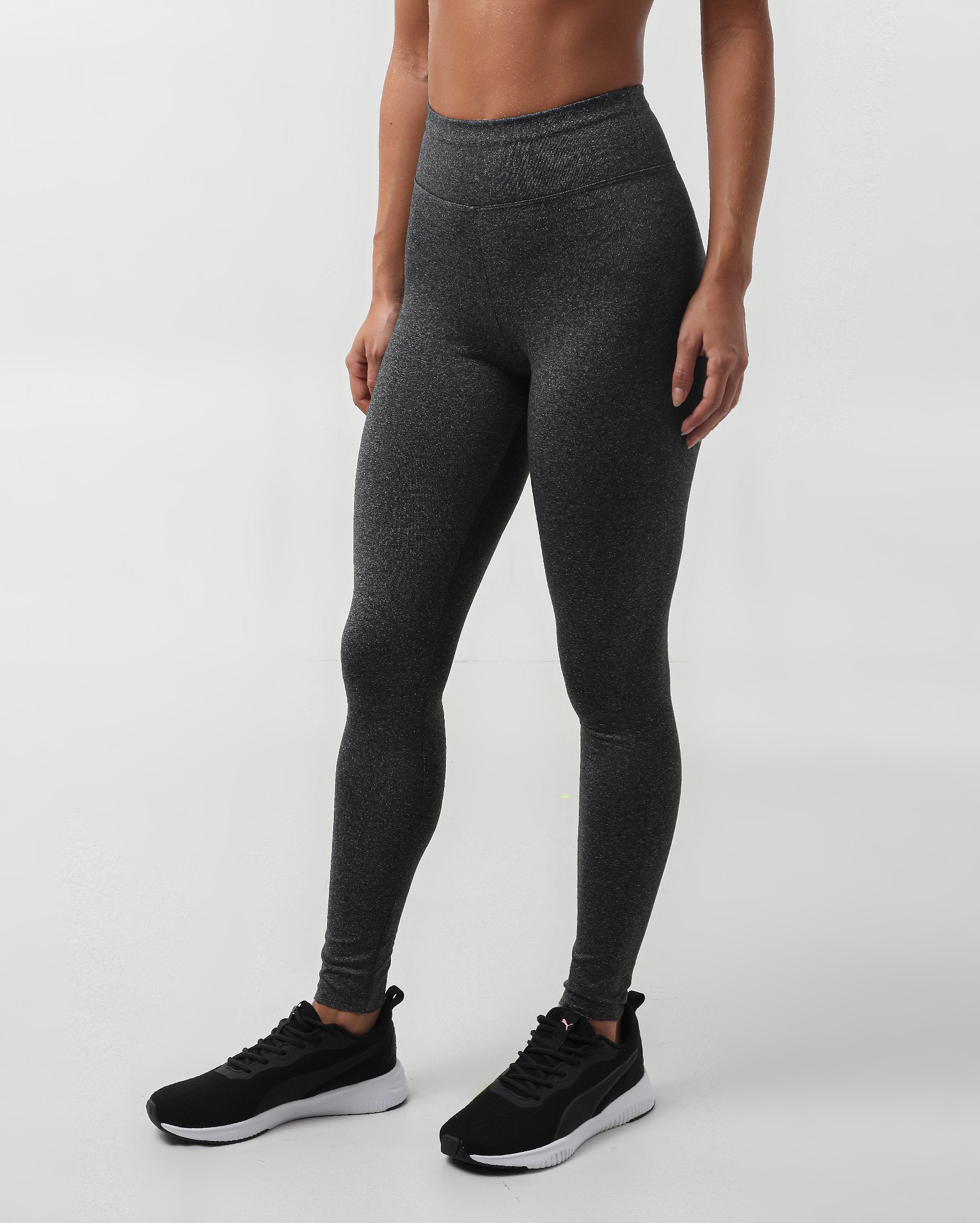 Calça legging de poliamida - Cinza Escuro Mescla | BodyWork