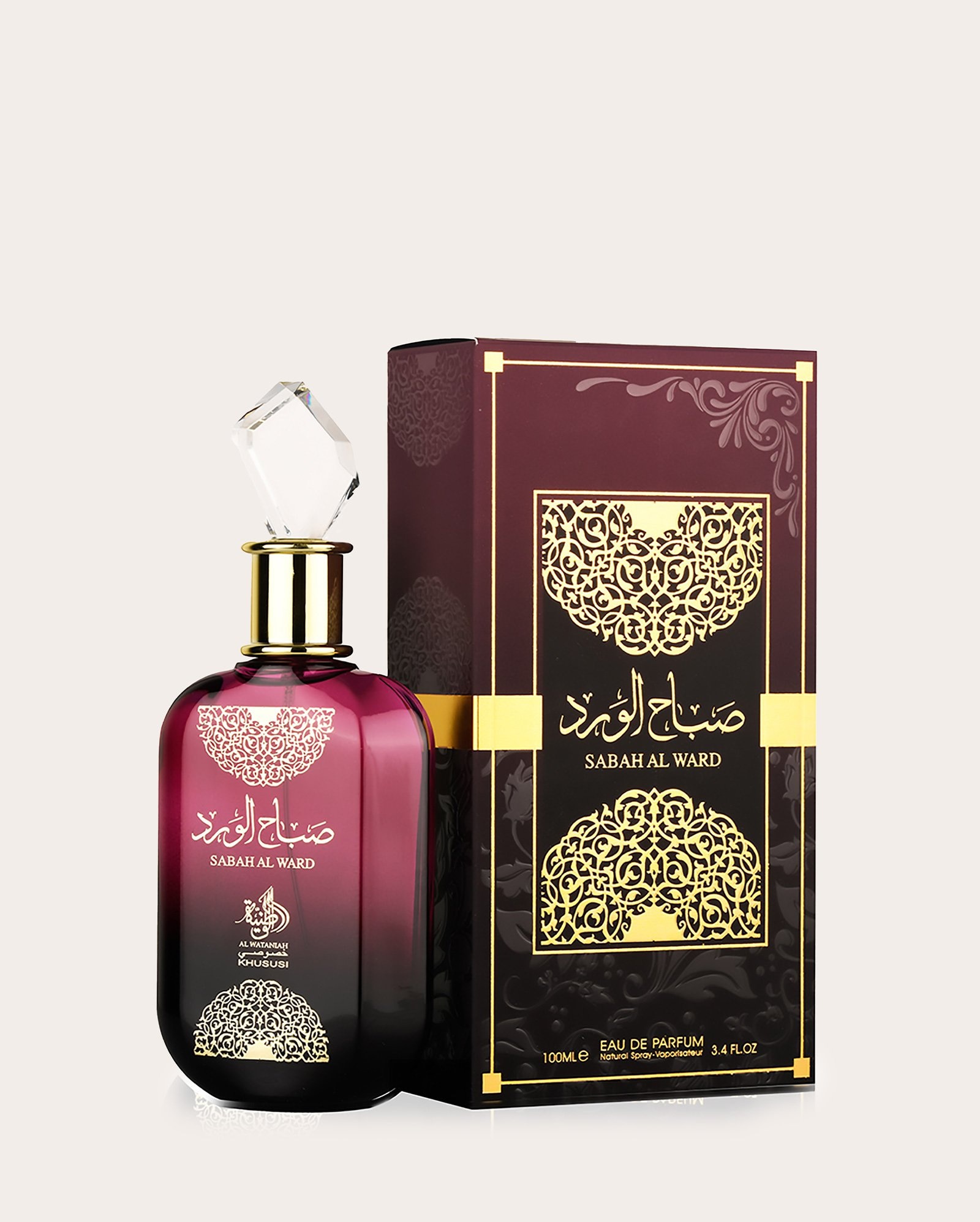 Perfume feminino Sabah Al Ward 100ml | Al Wataniah