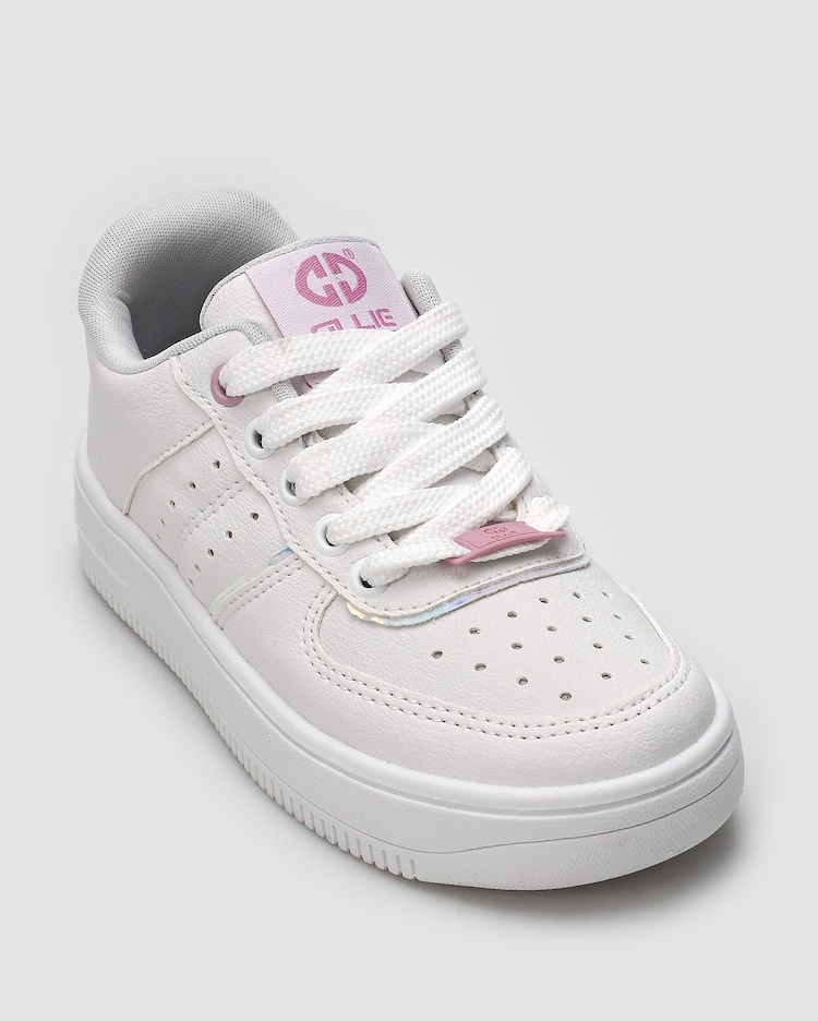 Riachuelo Tênis juvenil casual cano baixo Kings branco Ollie