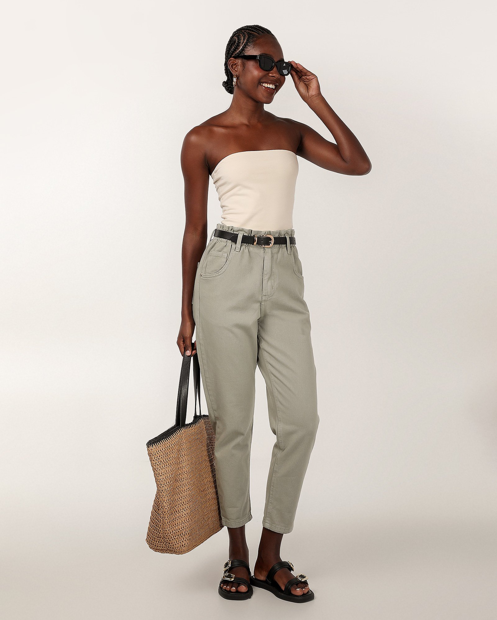 Calça jeans feminina baggy cintura alta | Pool Jeans