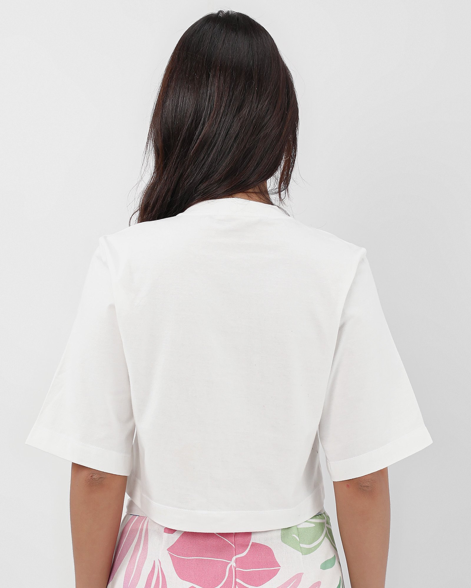 Riachuelo Camiseta cropped dolce amore gelato branca Pool by Riachuelo