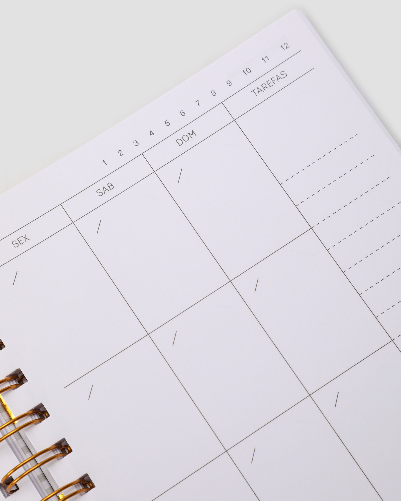 Riachuelo Planner listrado golden party multicor Accessori by Riachuelo