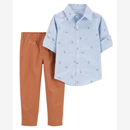 Conjunto bebê social 2 peças multicor | Carter's