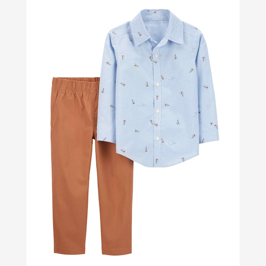 Conjunto bebê social 2 peças multicor | Carter's