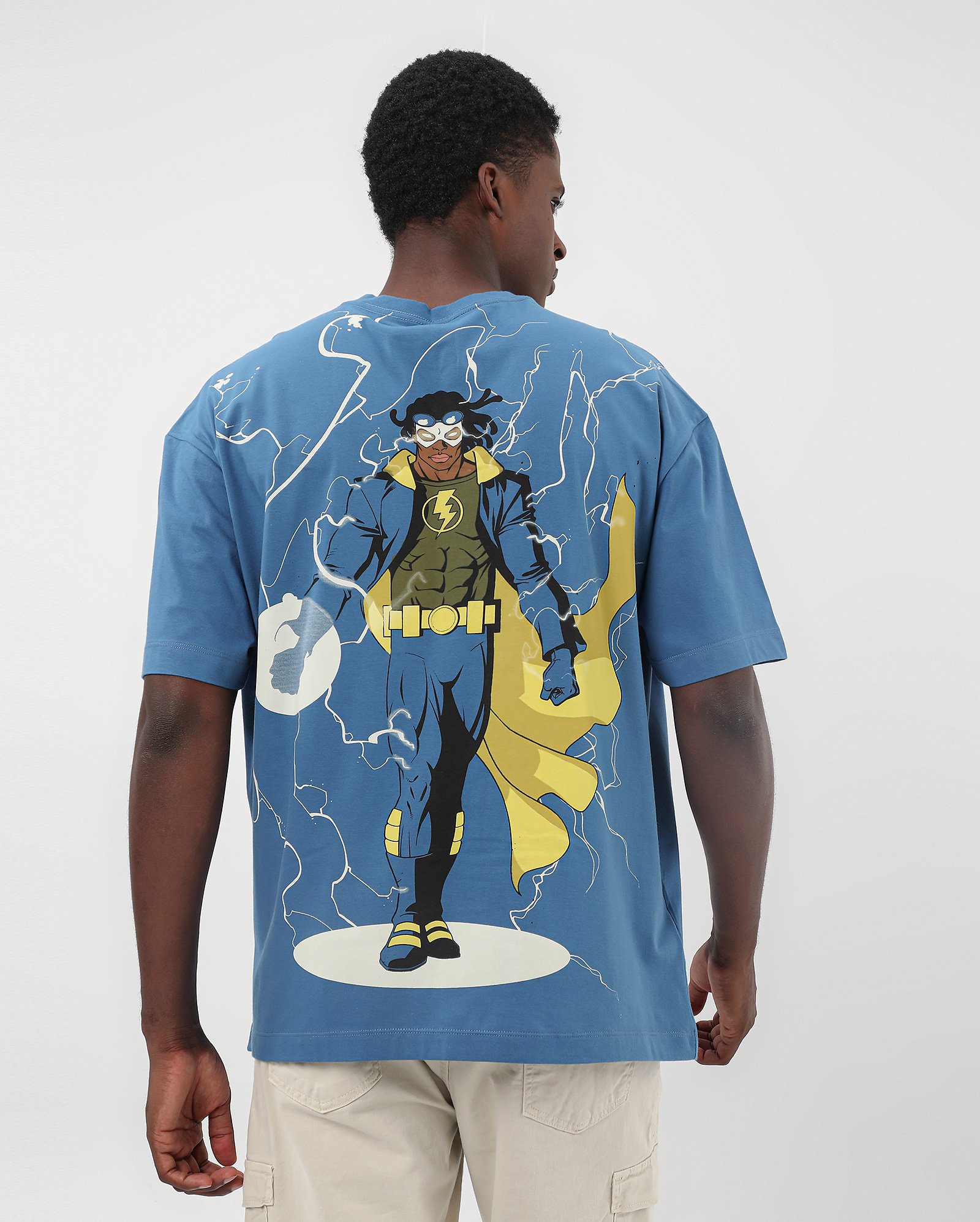 Riachuelo | Camiseta masculina Super Shock azul | DC Comics