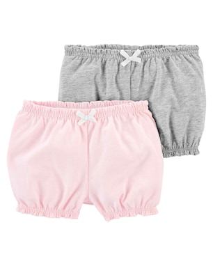 Kit short bebê 2 peças elástico multicor | Carter's