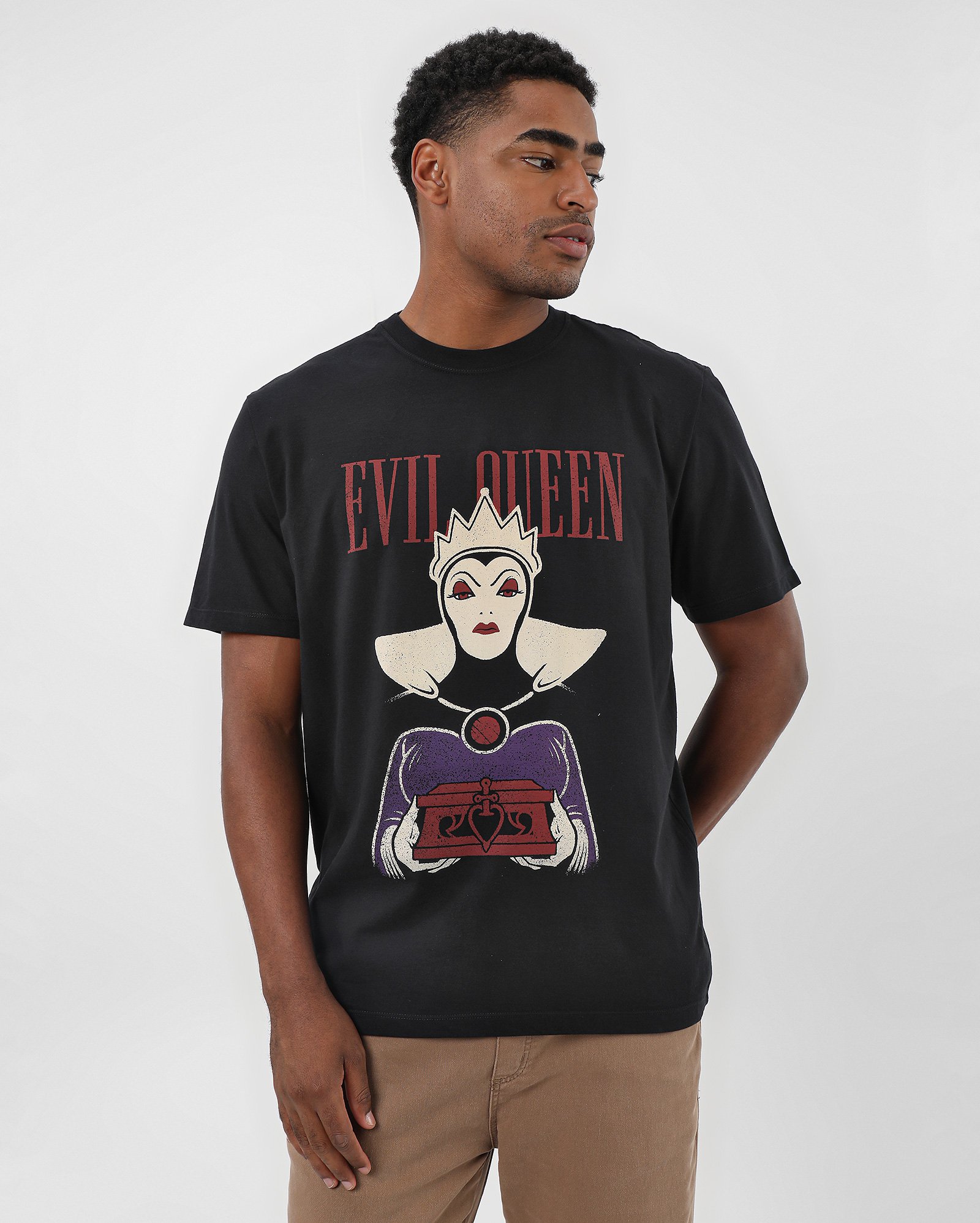 Riachuelo | Camiseta masculina regular Evil Queen preta | Disney