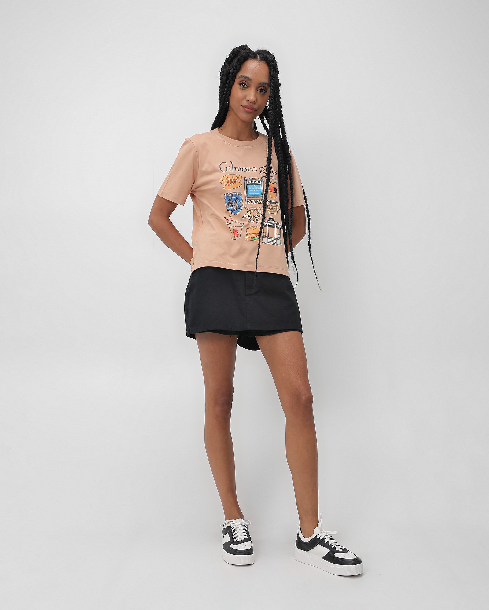 Camiseta feminina Gilmore Girls bege | FANLAB — foto 3
