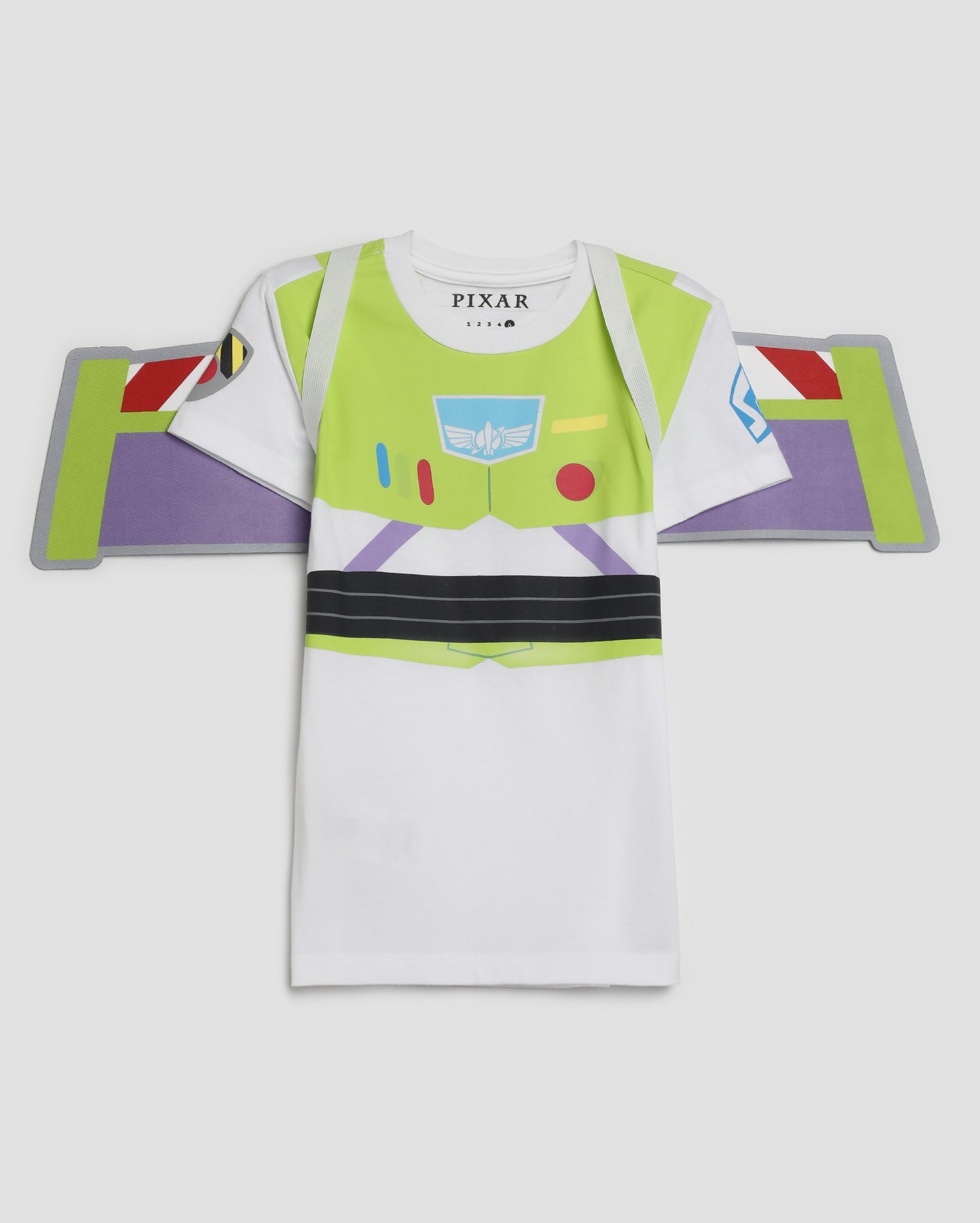 Camiseta infantil Disney Buzz Lightyear com asa 2-6A| FANLAB