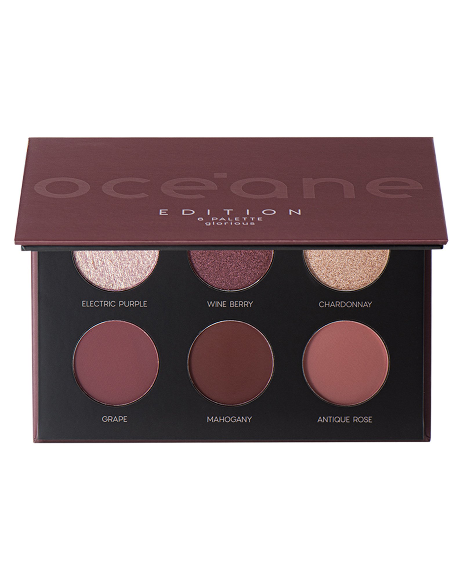 Paleta de sombras 6 cores Glorius 7,8g multicor | Océane