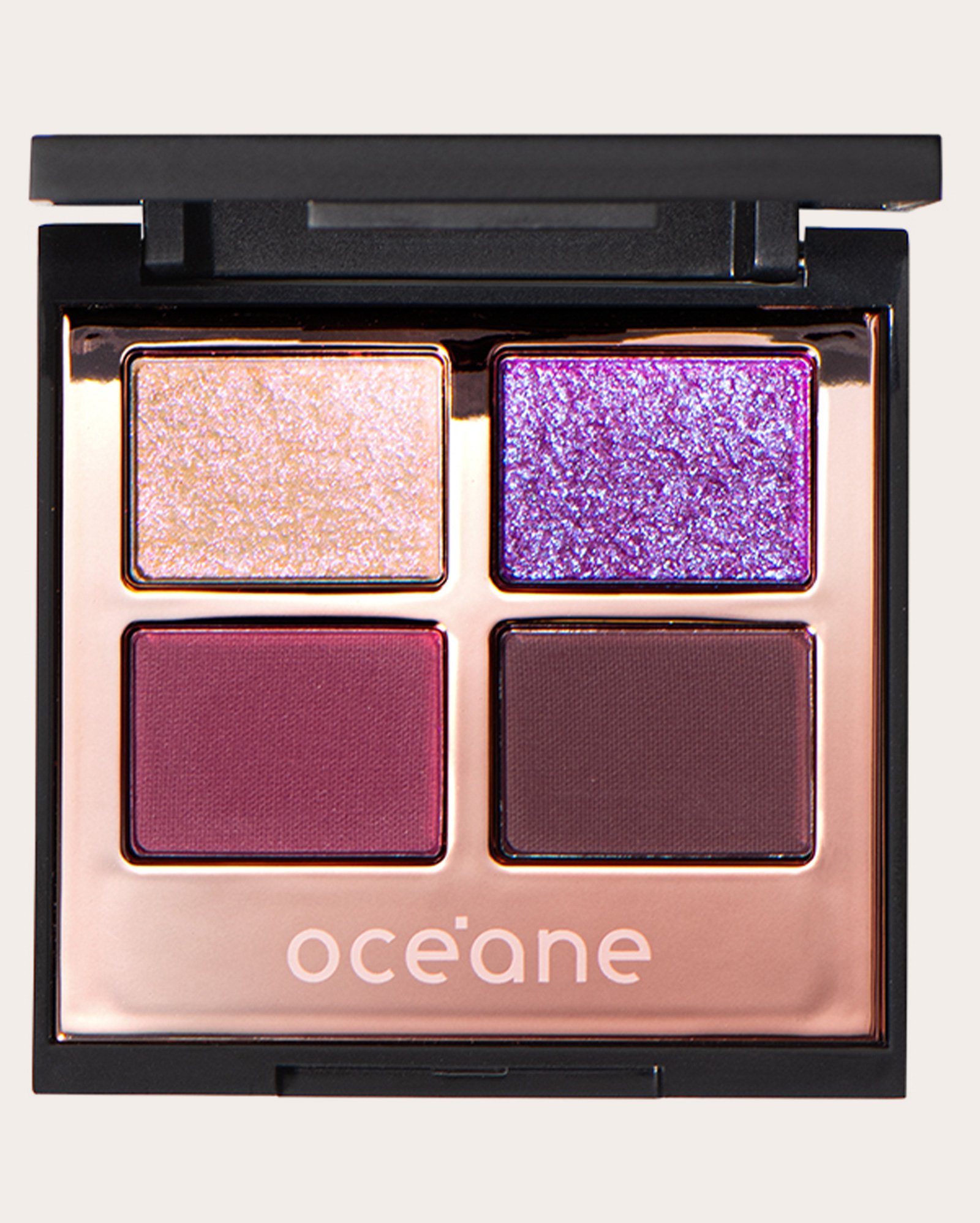 Paleta de sombras 4 cores Night Glam 4,5g multicor | Océane