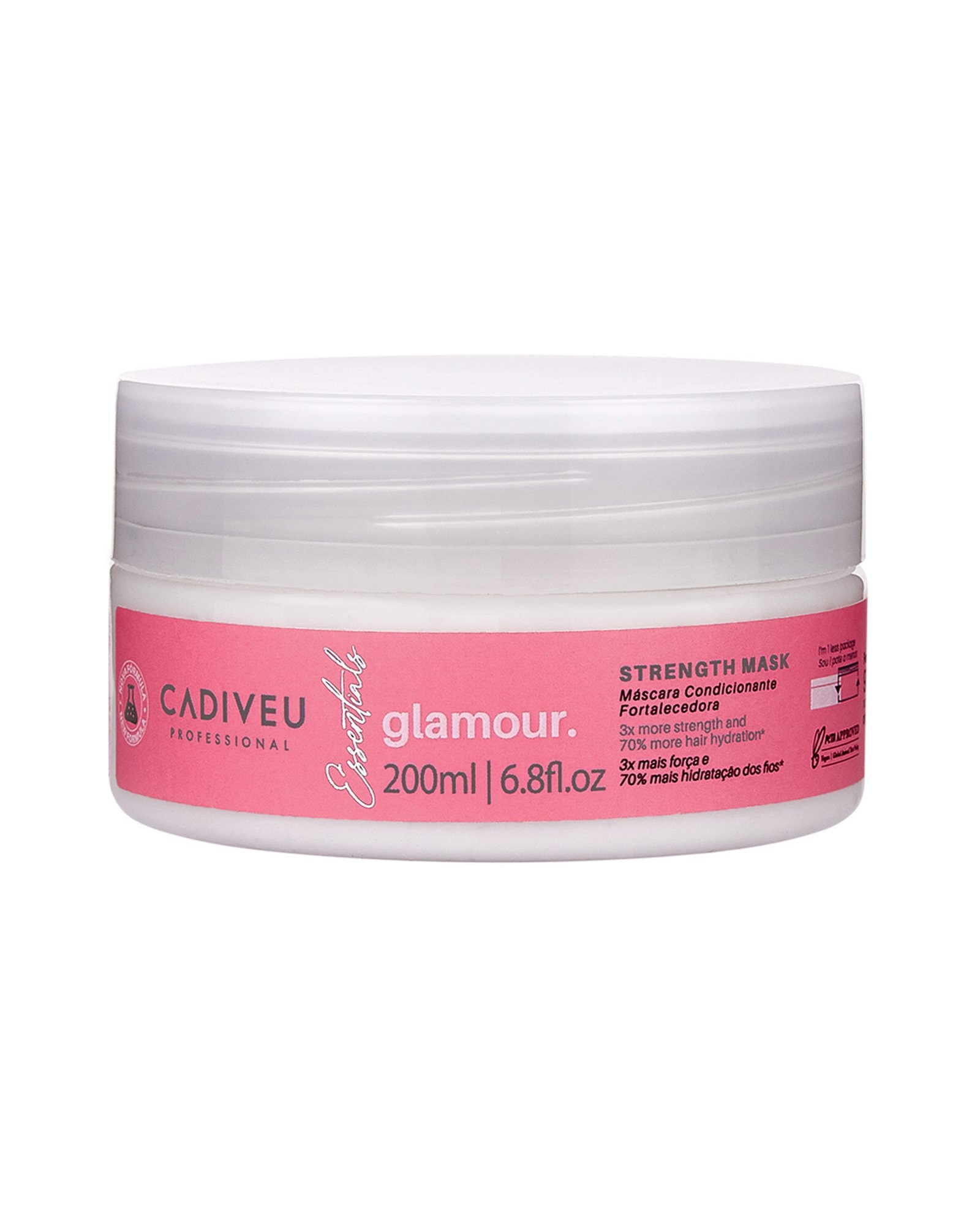 Máscara capilar Professional Essentials Glamour 200ml | Cadiveu