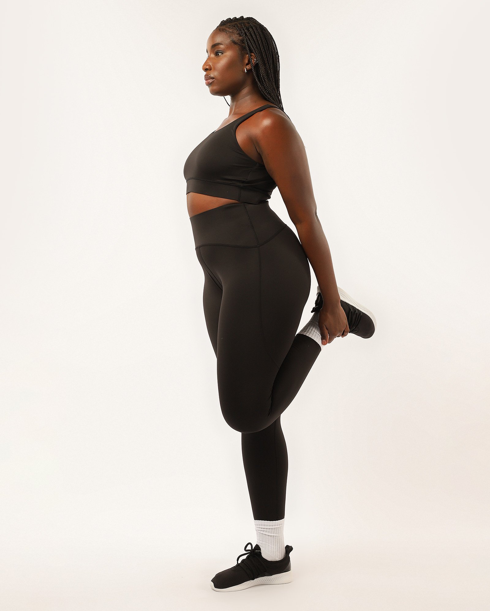 Calça legging de poliamida superfit - Preto | BodyWork