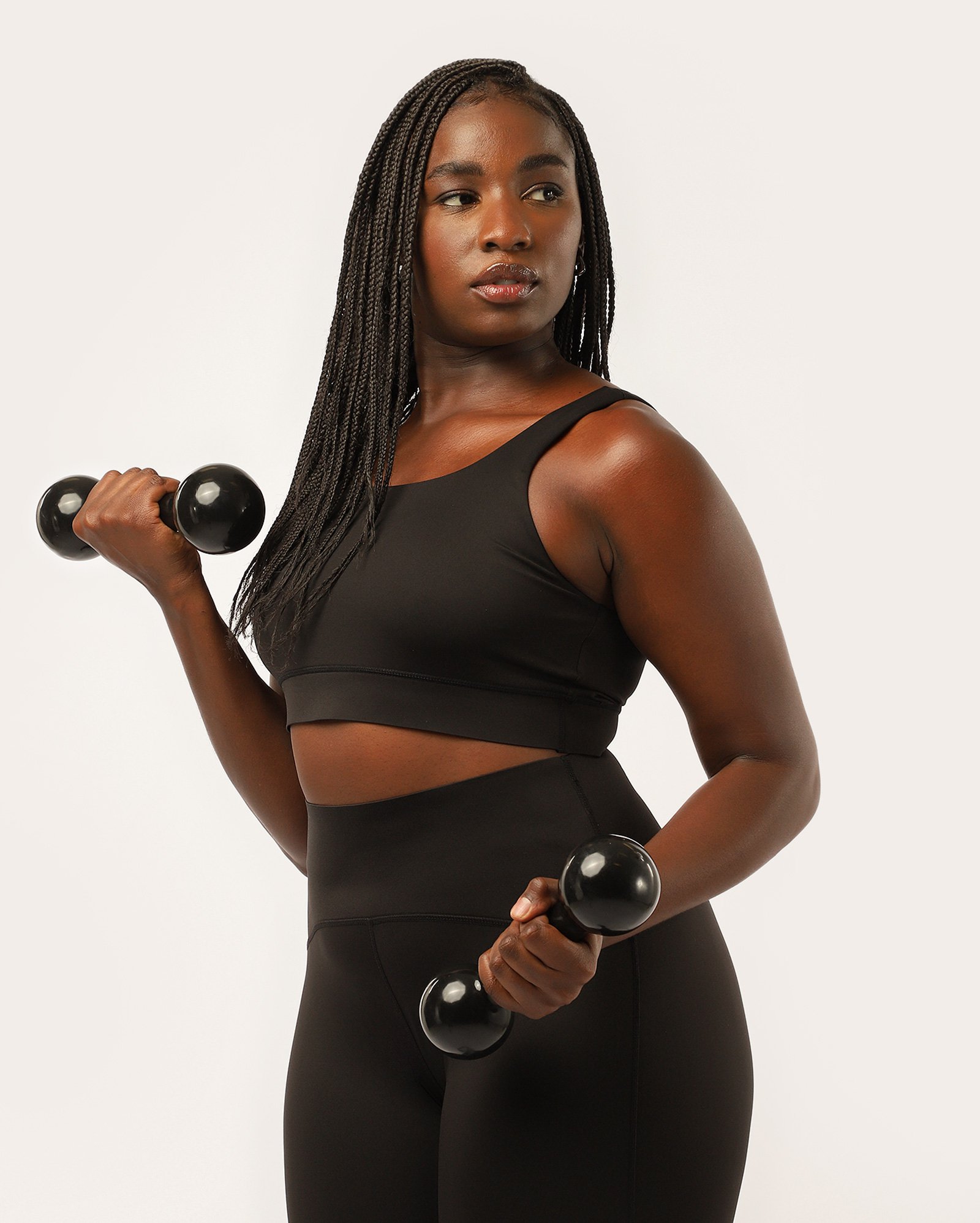 Top treino de poliamida superfit média sustentação - Preto | BodyWork