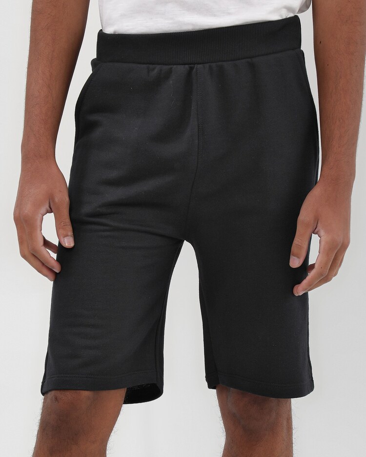 Moletom Juvenil Short Moletom Riachuelo Riachuelo Bermuda De Moletom Juvenil Reta Ribana Preta Y C