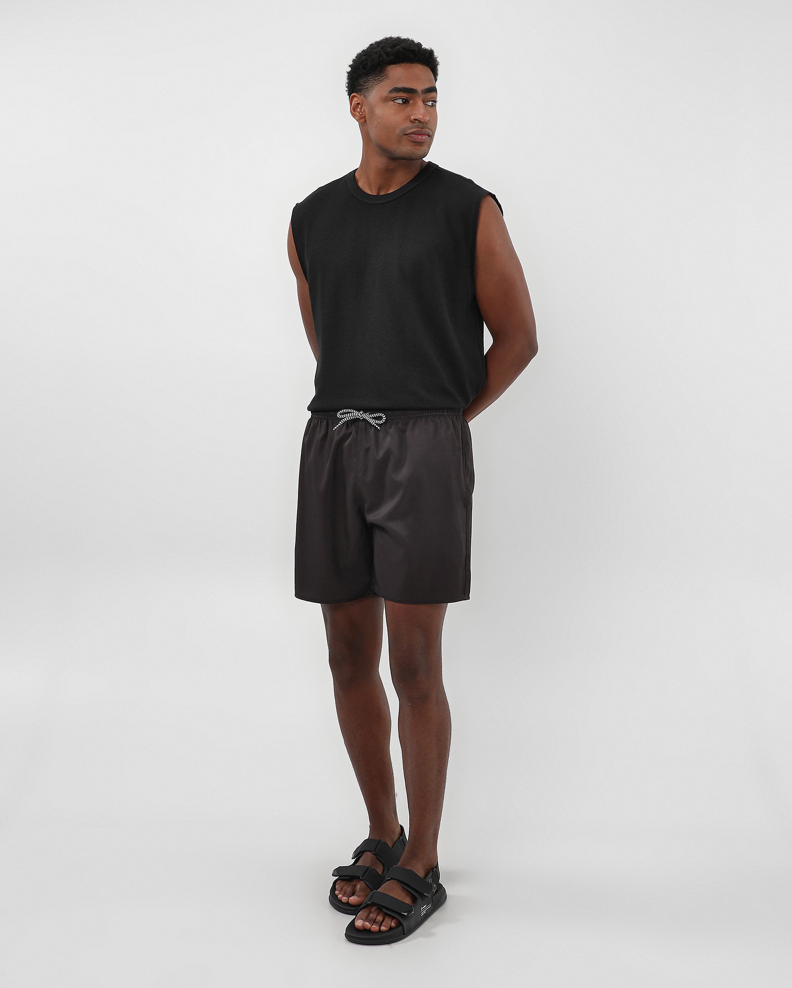 Short água masculina lisa - Preto | Pool by Riachuelo