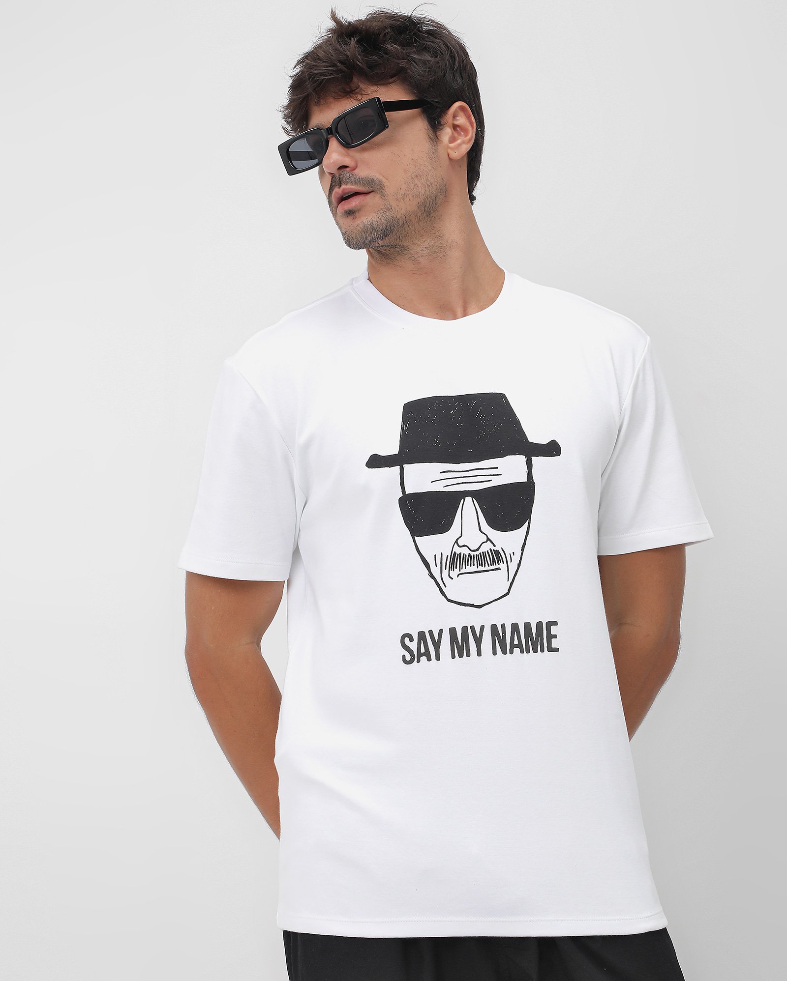 Camiseta masculina Walter White say my name | FANLAB
