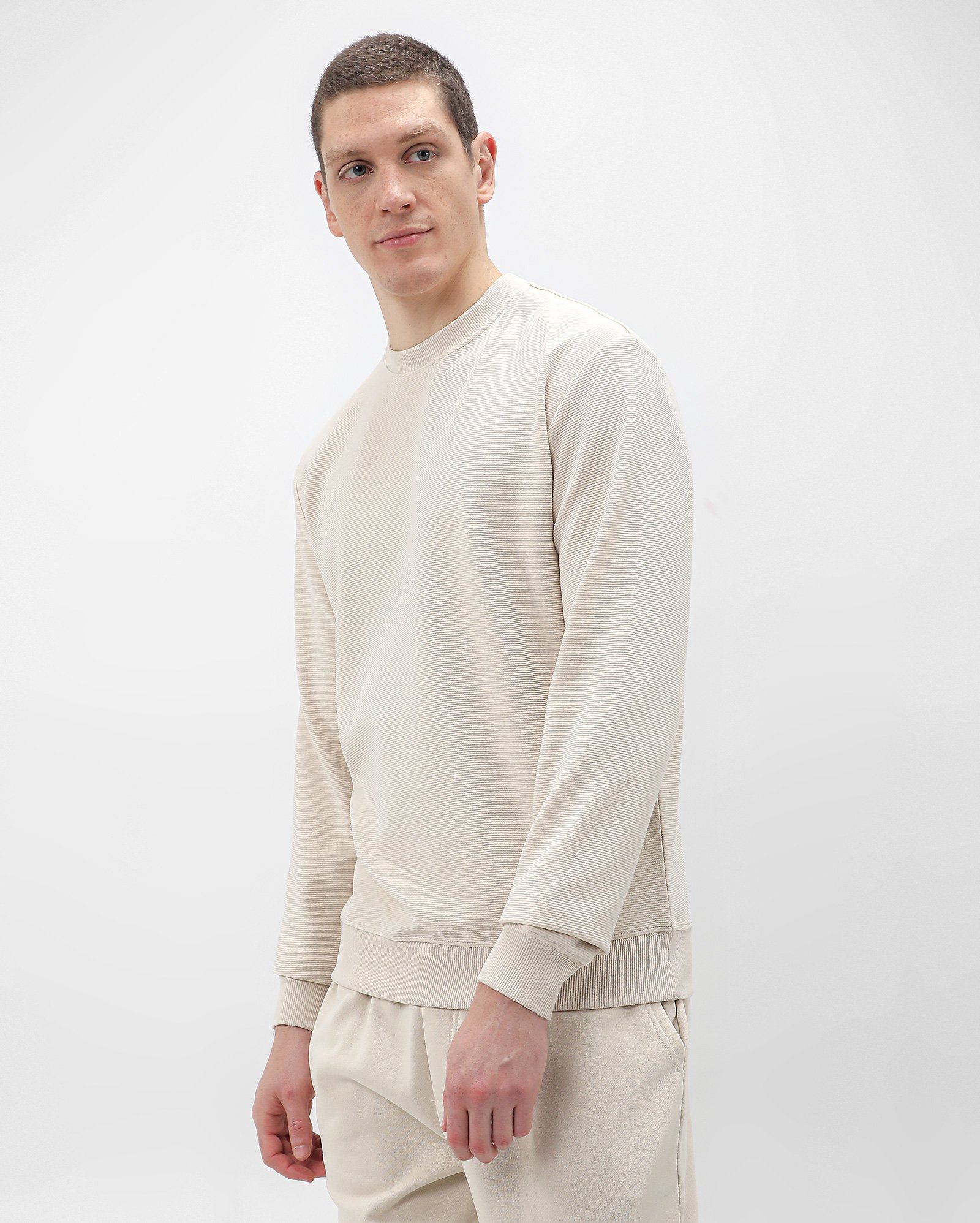 Blusa masculina texturizada - Bege Claro | Pool by Riachuelo