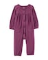 Macacão bebê em tricot roxo | Carter's
