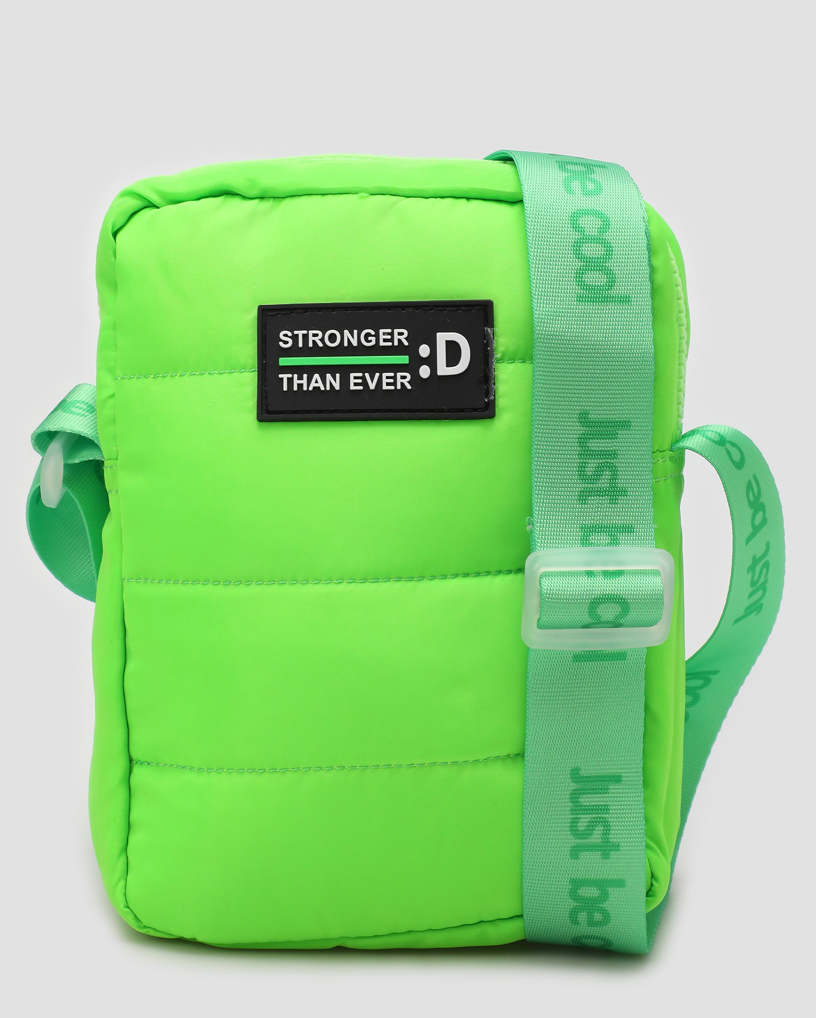 Bolsa crossbody infantil strong than ever verde | Accessori by Riachuelo