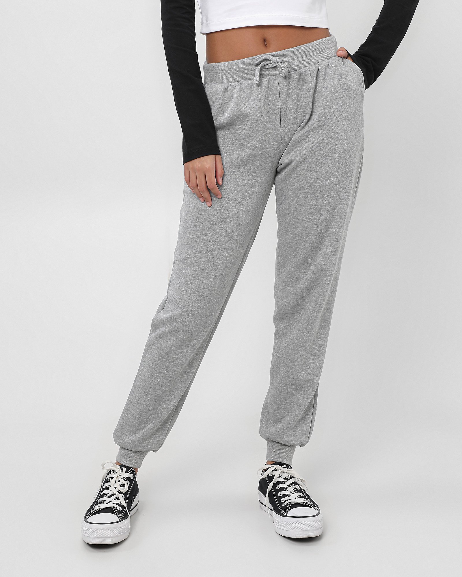 Calça de moletom juvenil jogger - Cinza Mescla | Y C by Riachuelo