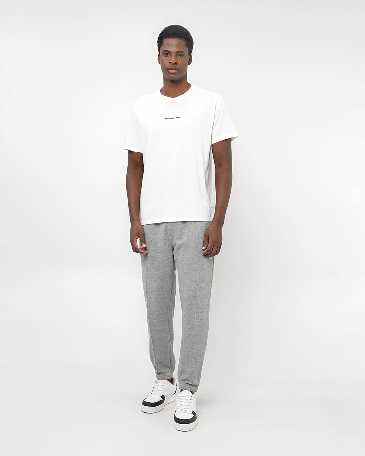 Riachuelo Calça de moletom masculina jogger texturizada Cinza