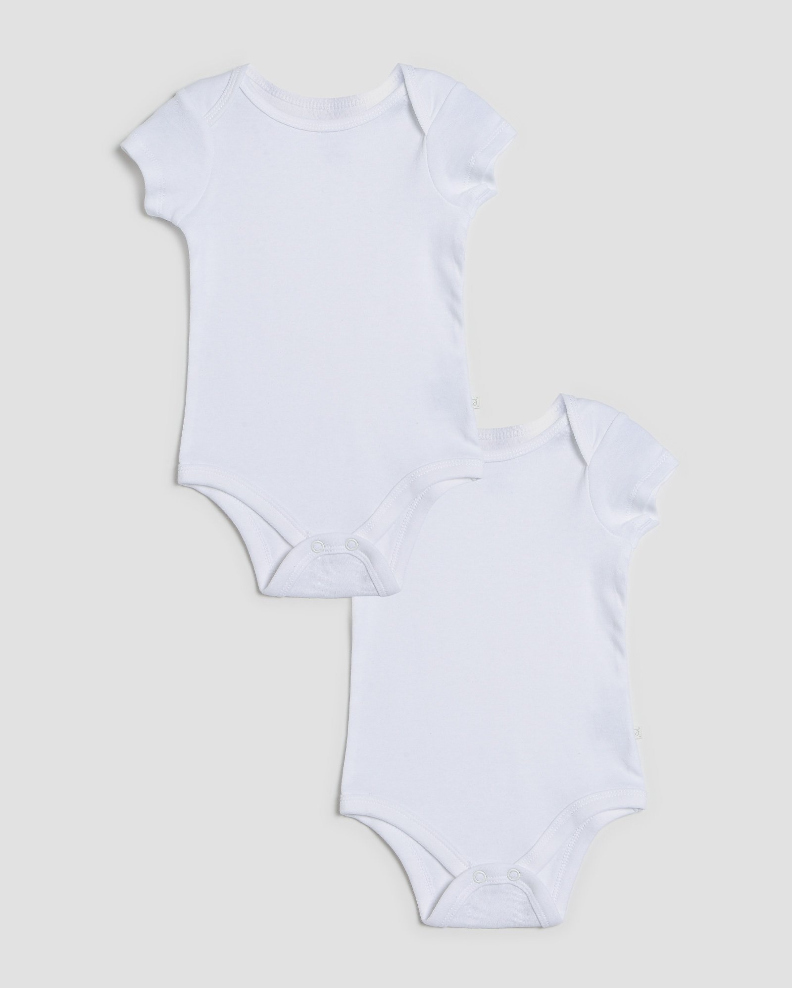 Kit body bebê 2 peças manga curta branco | Baby Way
