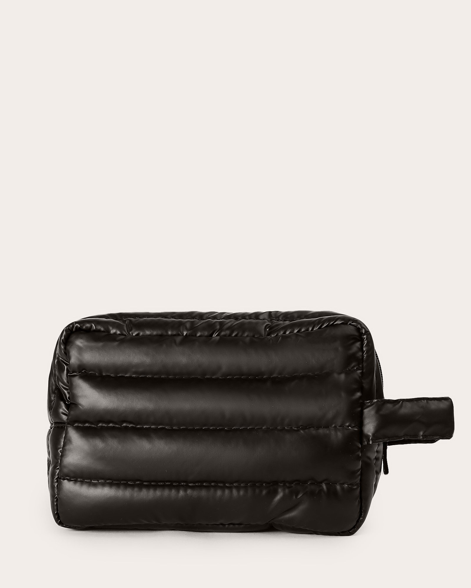 Necessaire com alça de mão com relevo - Preto | Body Work