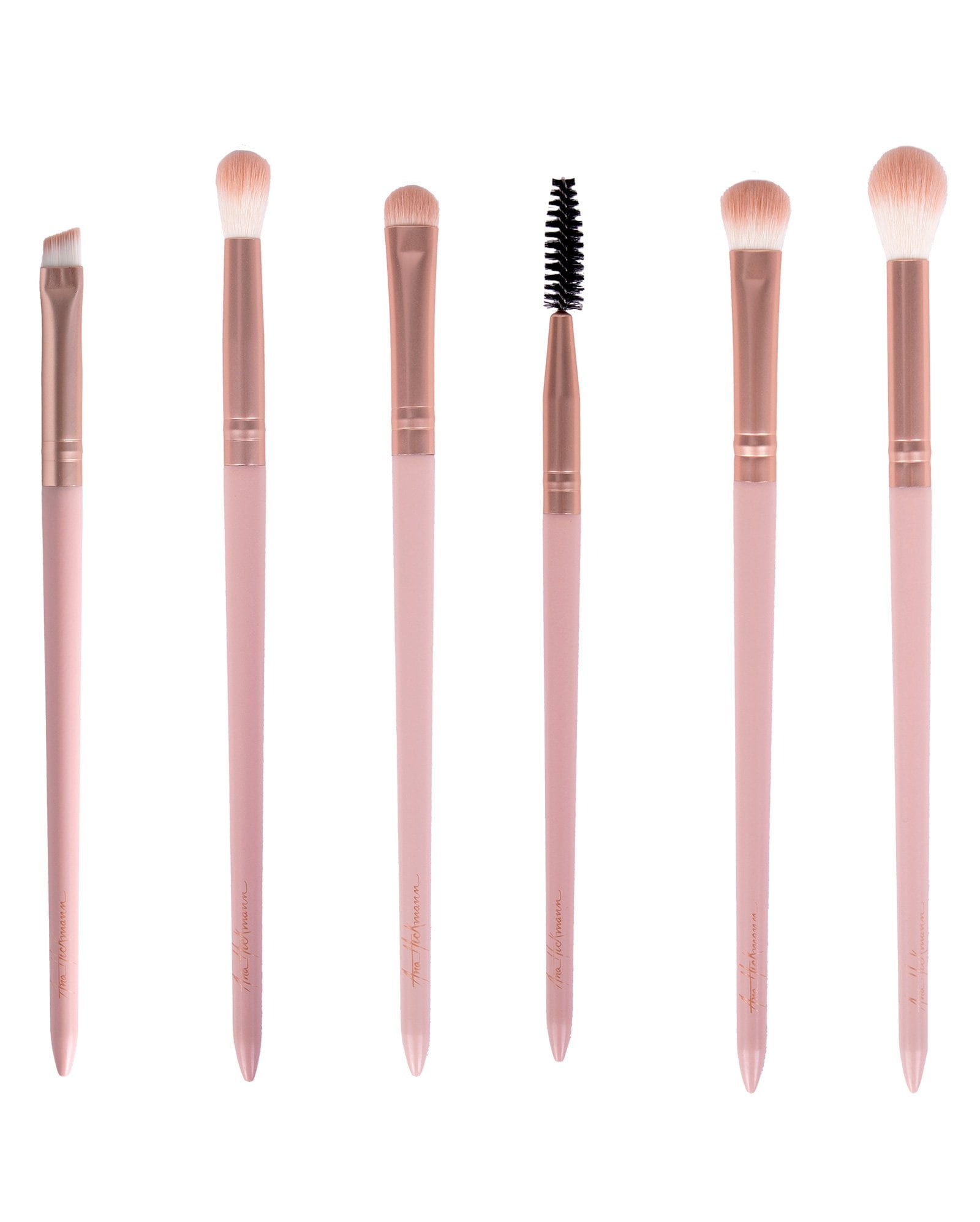 Kit pincel para olhos 6 unidades Fabolous Eyes rosa | Ana Hickmann