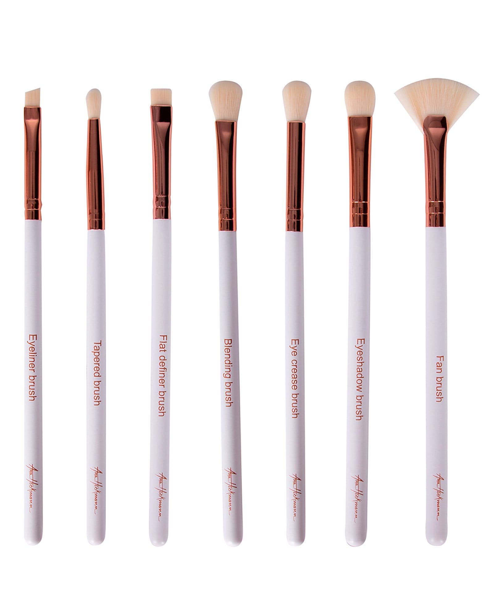 Kit pincel para olhos 7 unidades PerfectBlend branco |Ana Hickmann