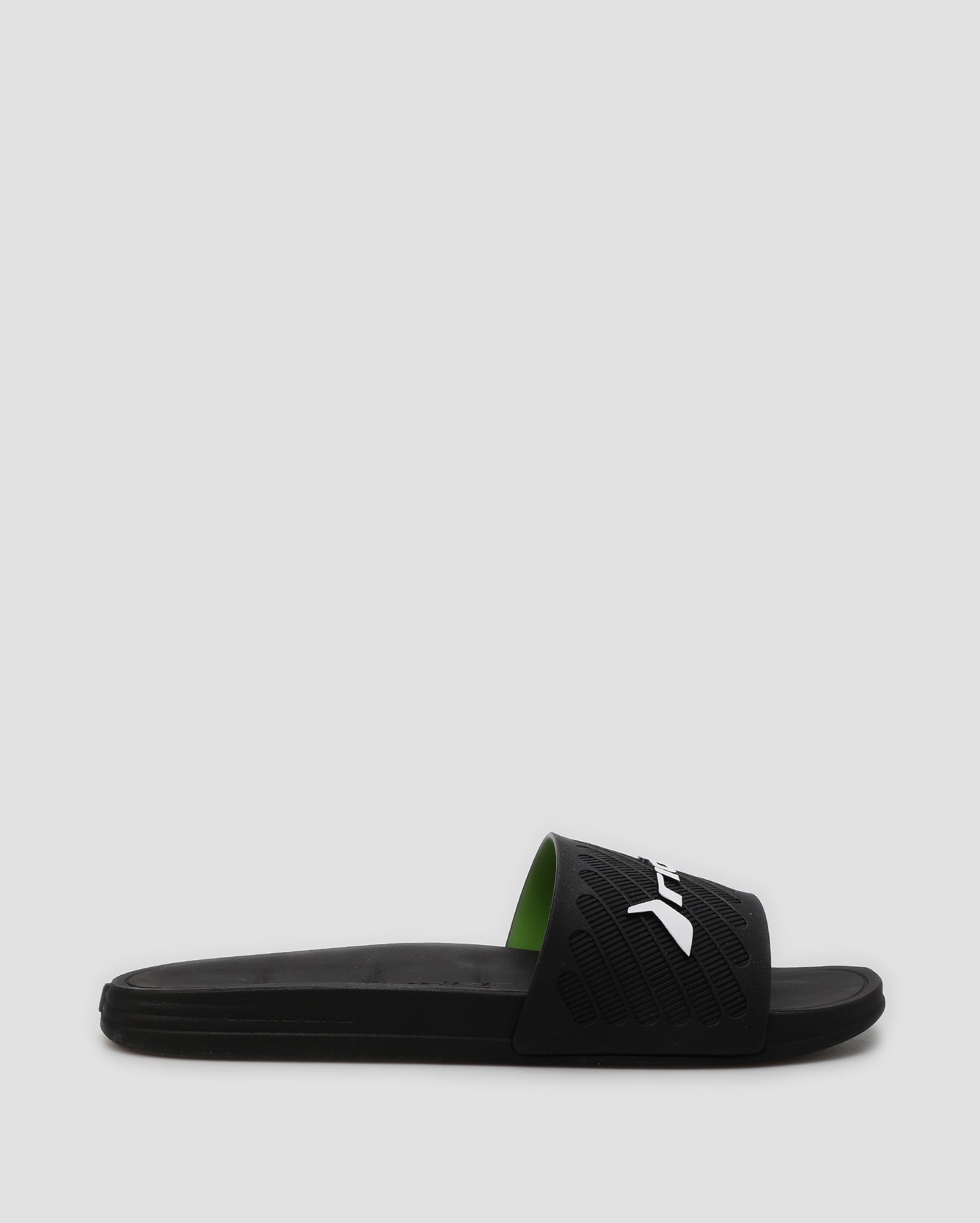 Chinelo masculino slide Rider Free II branco - Preto | Grendene