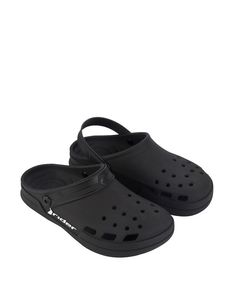 Riachuelo | Sandália Clog masculina Rider fit 12264 preta | Grendene