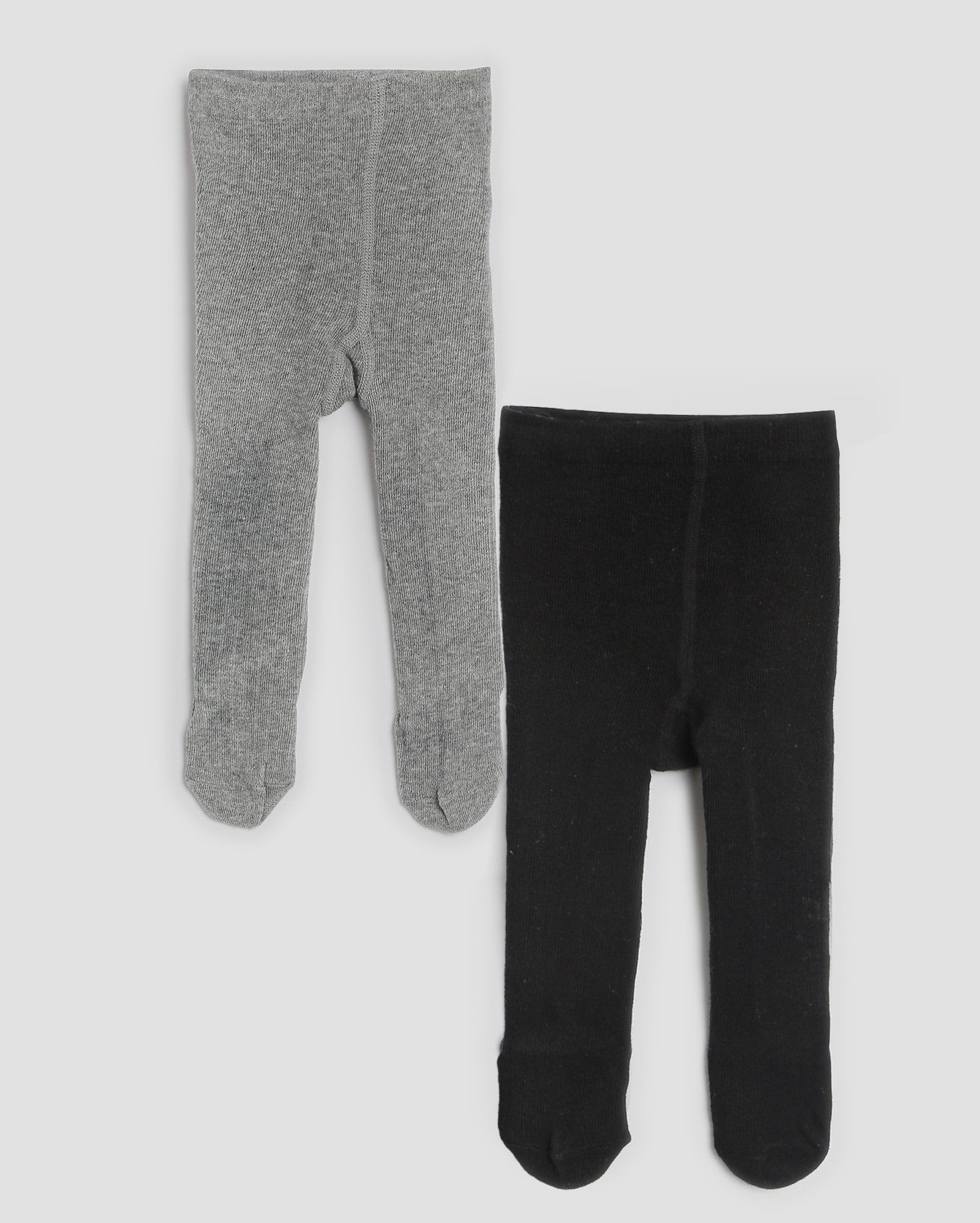 Kit meia-calça bebê 2 peças mesclada multicor