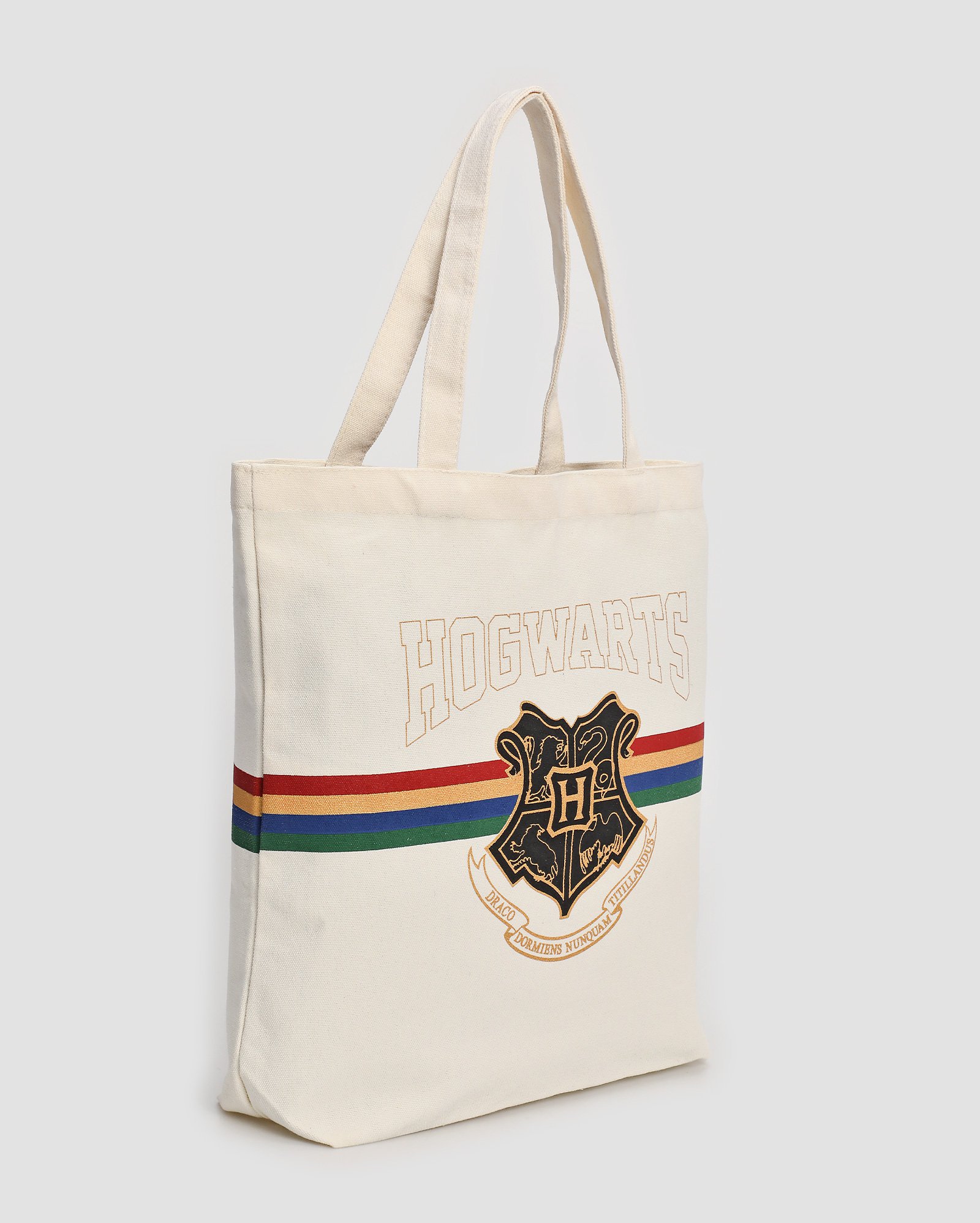 Bolsa ecobag tote Hogwarts Harry Potter bege | Warner Bros