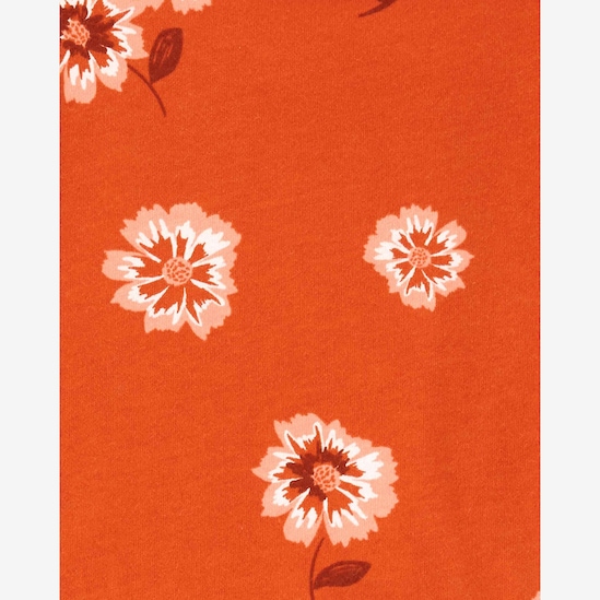 Vestido curto infantil evasê marias floral vermelho | Carter's